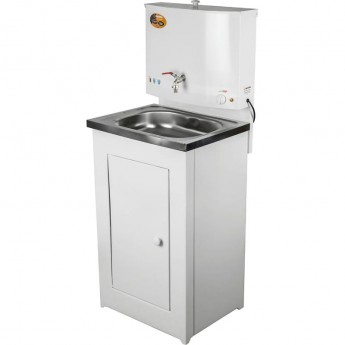 Умывальник дачный ВИХРЬ ЛЮКС с подогревом, нержавеющая мойка, белый Умывальник дачный ВИХРЬ ЛЮКС с подогревом, нержавеющая мойка, белый